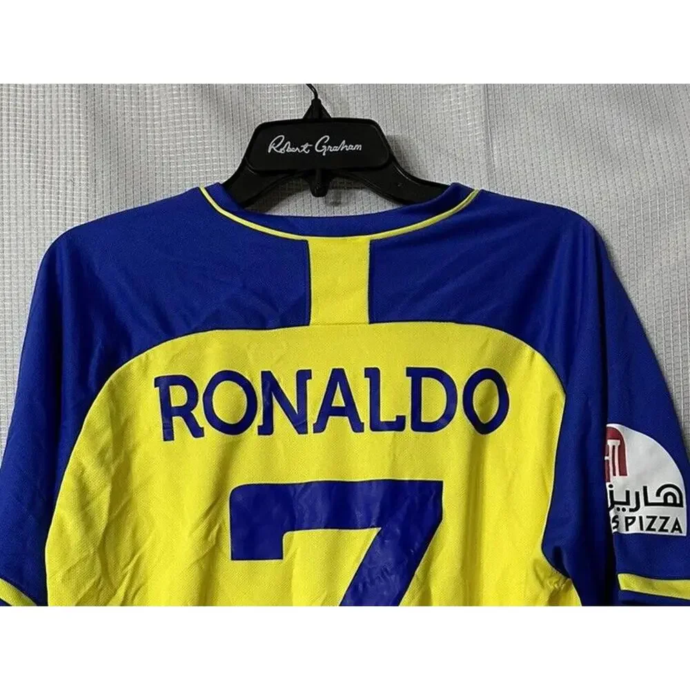 NWT Exclusive‎ Duneus Al Nassar FC Authentic Ronaldo Soccer Jersey Shirt Size XL